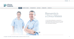 Desktop Screenshot of clinicamateos.com